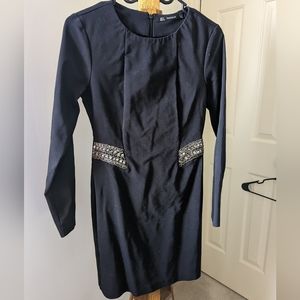 Zara mini black dress